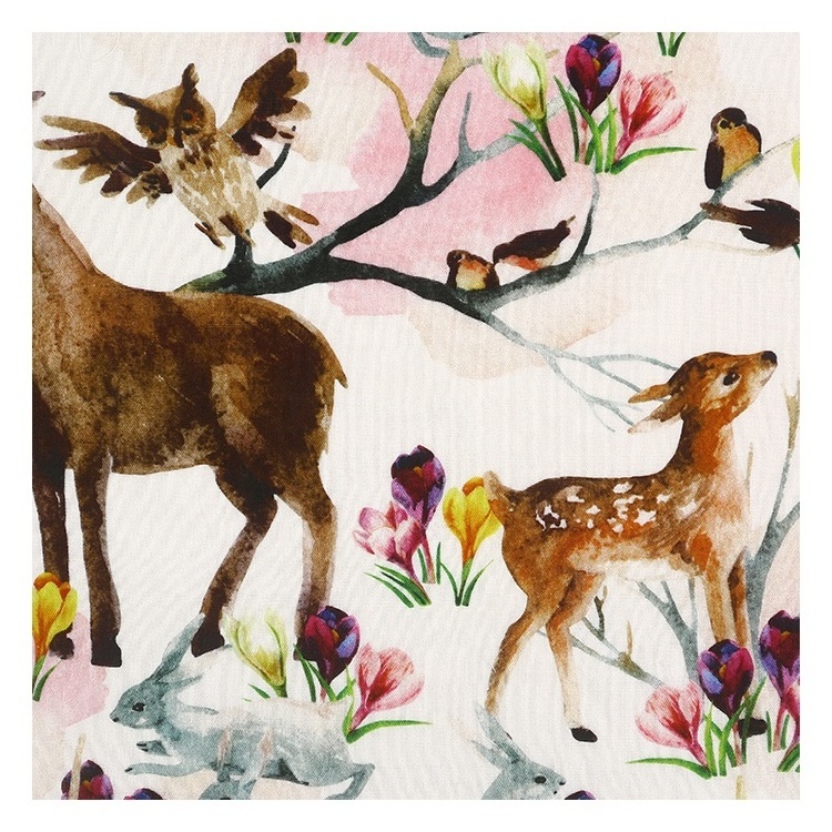 Factory sells skin-friendly soft 100% cotton digital printed double gauze muslin baby fabric