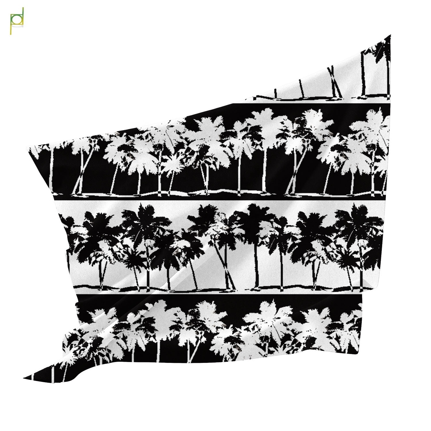 Custom MOQ 1 Wholesale Hawaiian Logo Sarongs Beachwear Floral Print Women Beach Bikini Wrap