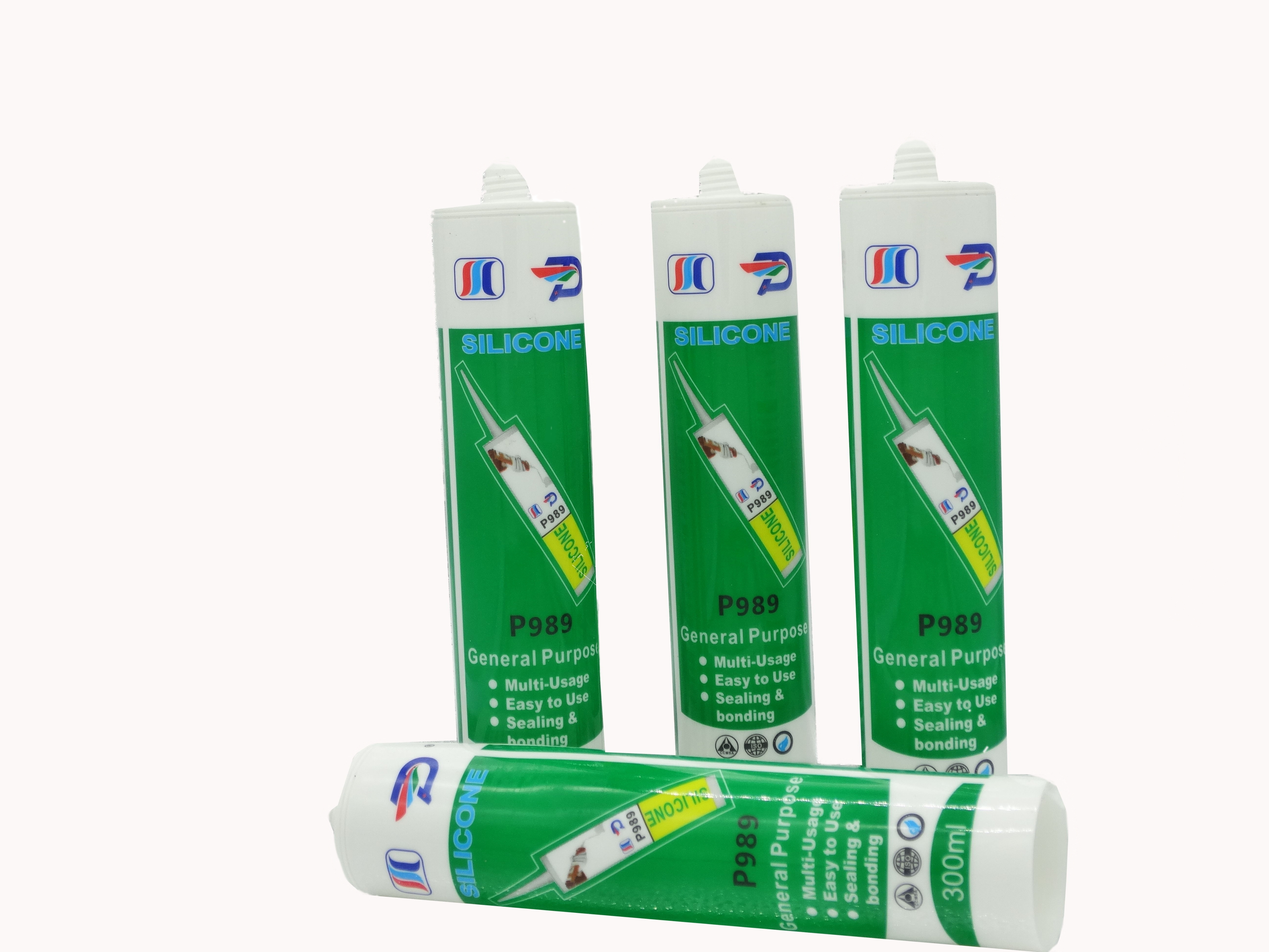 100% silicone  sealant  ,Silicone Window and Door Rubber Caulk, Factory price with high quality Cartridge for epoxy glue