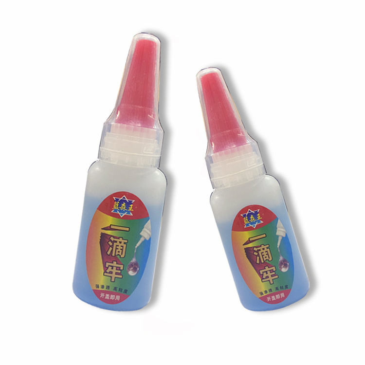 Latest high grade Cyanoacrylate cheaper price strong adhesive liquid transparent super glue for shoes ceramic rubber leather