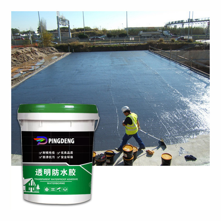 Transparent High elasticity One Component Waterproof Coating PU Water Resistant Coat For Interior Exterior Wall Roofing