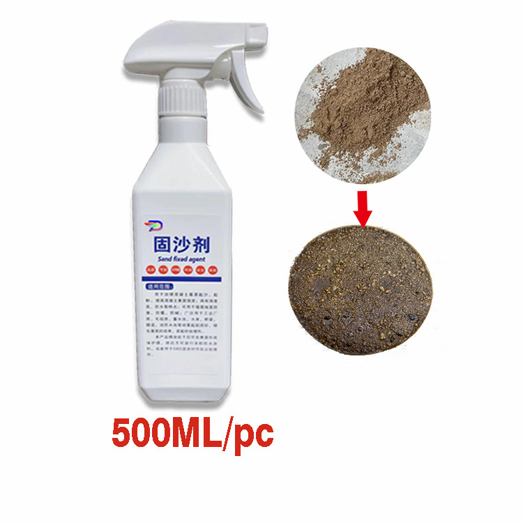 Liquid sand fixed agent  used to repair potholes on cement floor or sand roads can be mixed with water