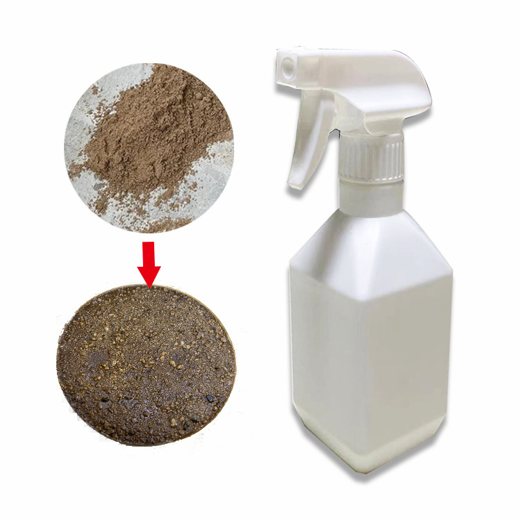 Sand-proof and soil-proof layer sand-fixing agent dust-suppressant used on roads and trails