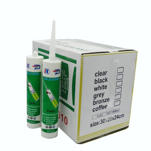 300ml neutral cartridge tube silicone sealant for door windows glass wood concrete wood steel aluminium