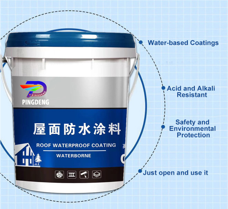 Professional Hot Sale Anti-leaking Universal Transparent Waterproof Paint Strong Bond Adhesive Cement, Bathroom, Roof, Wall