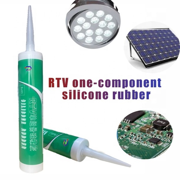 High temp weather proof headlight silicone electrical conductive sealant solar panels silicone glue sealant