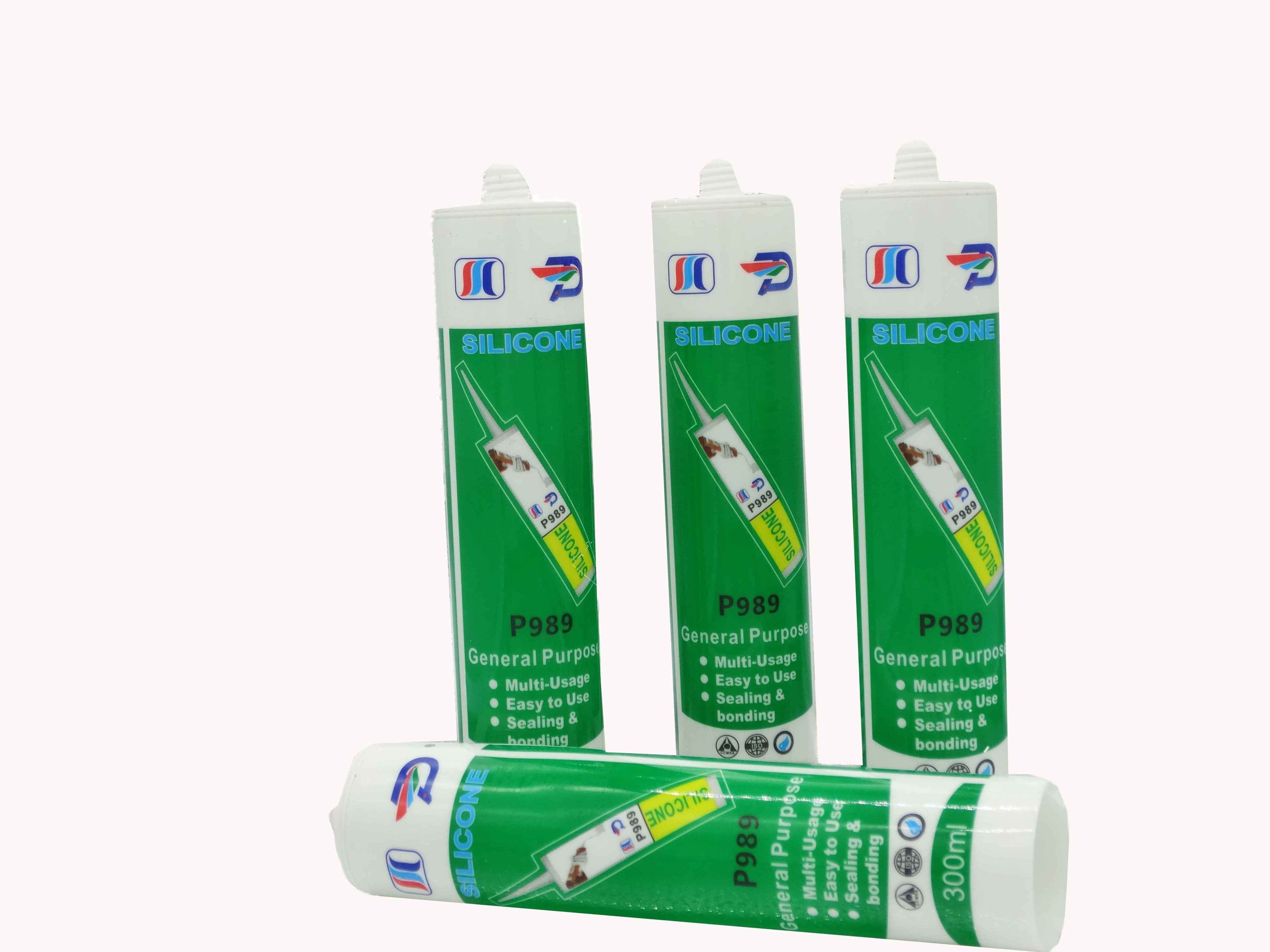 300ML high acidic mildew proof waterproof acetic silicone sealant for underwater and fish pool