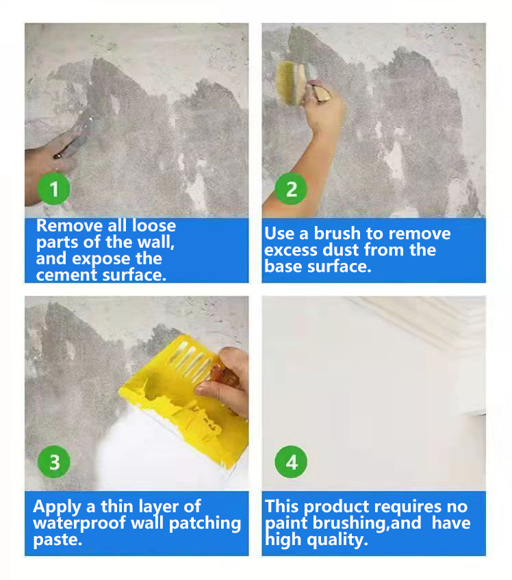 Environmentally friendly Waterproof Latex Paint Wall Repair Paint for concrete wall crack filler