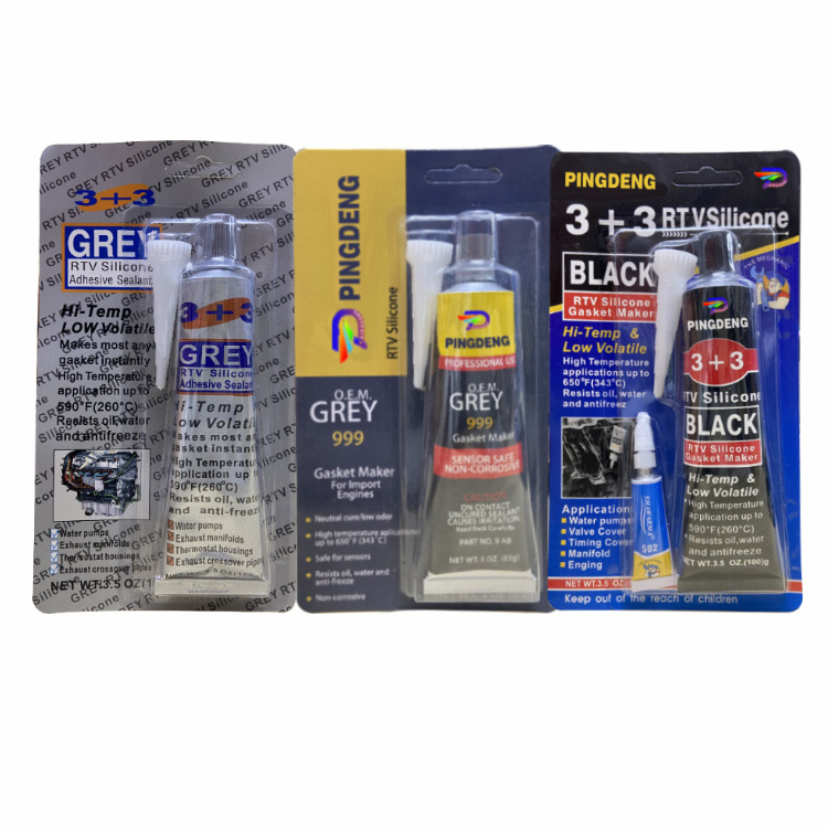 Multiple color options engine sealant adhesive glue RTV Gasket Adhesive Sealant for Motor seal