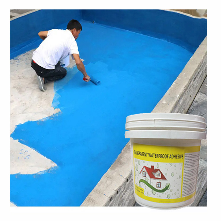 Professional Hot Sale Anti-leaking Universal Transparent Waterproof Paint Strong Bond Adhesive Cement, Bathroom, Roof, Wall