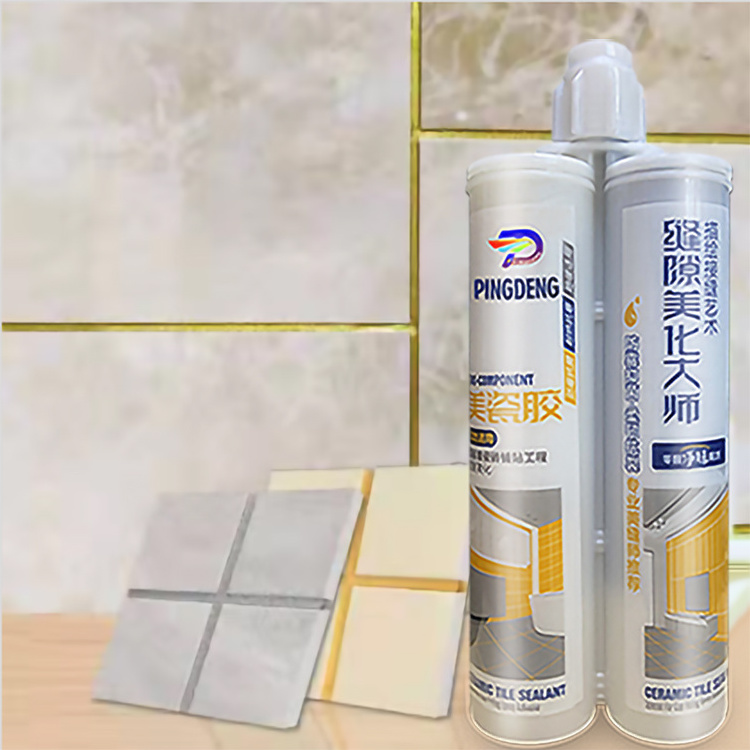 Odorless efficiently fill gaps Tile Grout AB epoxy grout adhesives sealant for tiles fill gaps