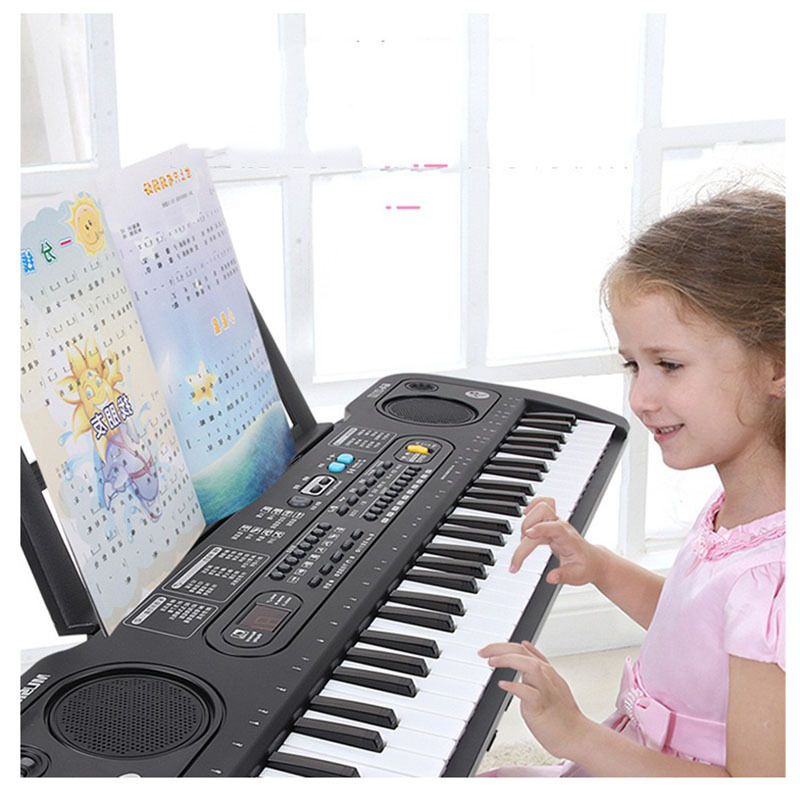 Hot selling professional baby electric organ plastic music piano children's keyboard electronic piano toys