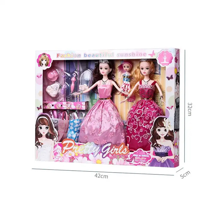 OEM/ODM Factory low price Dress up Toys Fashion Girl doll Accessories Body Princess With Comb for Baby