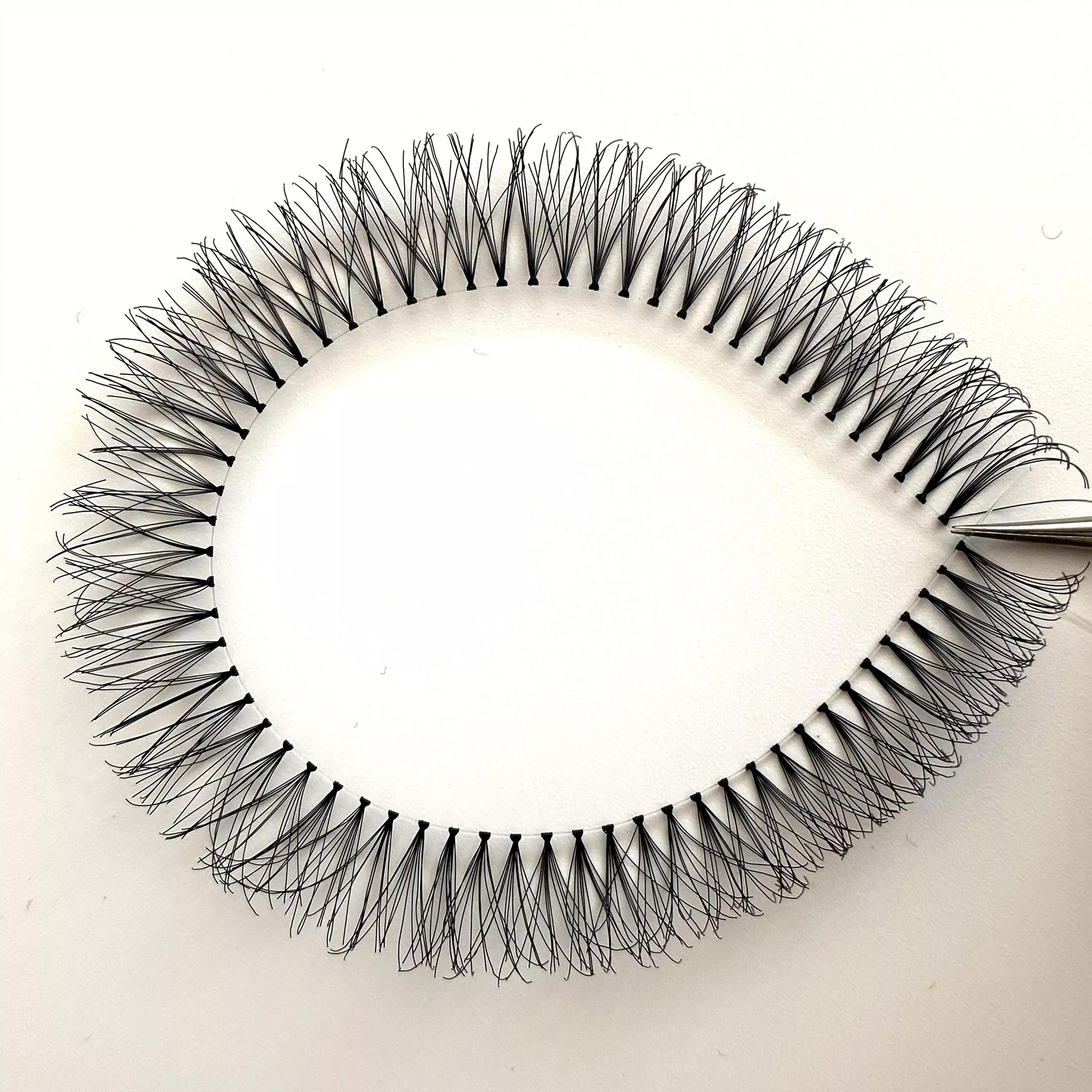 New Design Chicken feet Russian Easy False Premade cluster knot free individual eyelashes DIY Extension Pre Made Volume Fans Eye