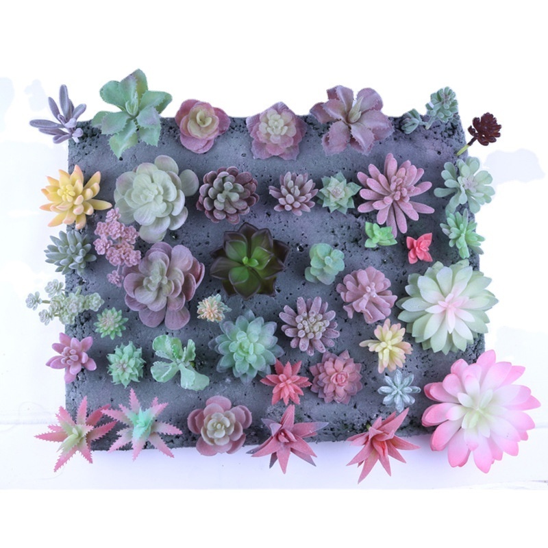 DIY  Succulent Plant Mini Fake Succulent Plant Artificial Plant Garden Supplies