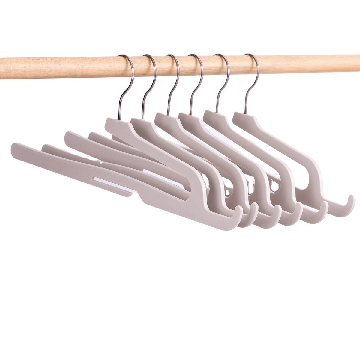 Pants rack anti-falling folding goose-shaped trouser rack multi-functional non-slip bold clothes Z-shaped trouser rack brace nos