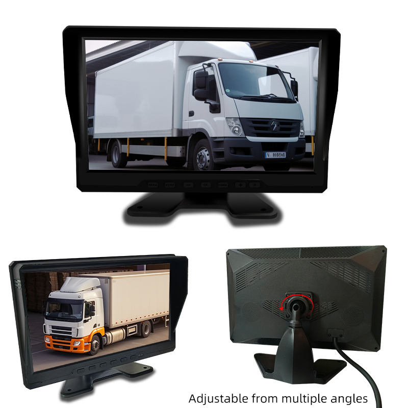 Bus 10.1 Truck Monitoring System with 4 Channel HD 720p AHD ip69 4 Camera and Monitor for Truck 360 Panoramic Driving Recorder