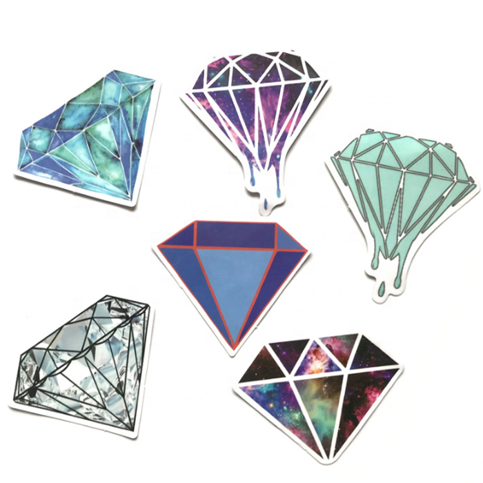 dream diamond notebook skateboard sticker packaging