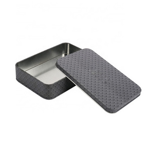 high quality matte black iron gift lighter cigar printing box