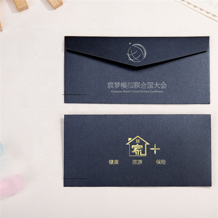 custom wedding favors iridescent paper gold stamp print envelope packets