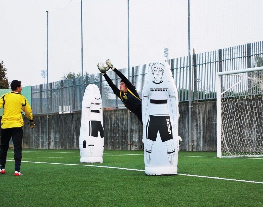 soccer equipment 205cm Air Tumbler Goalkeeper Inflatable Free Kick training Wall with logo printing