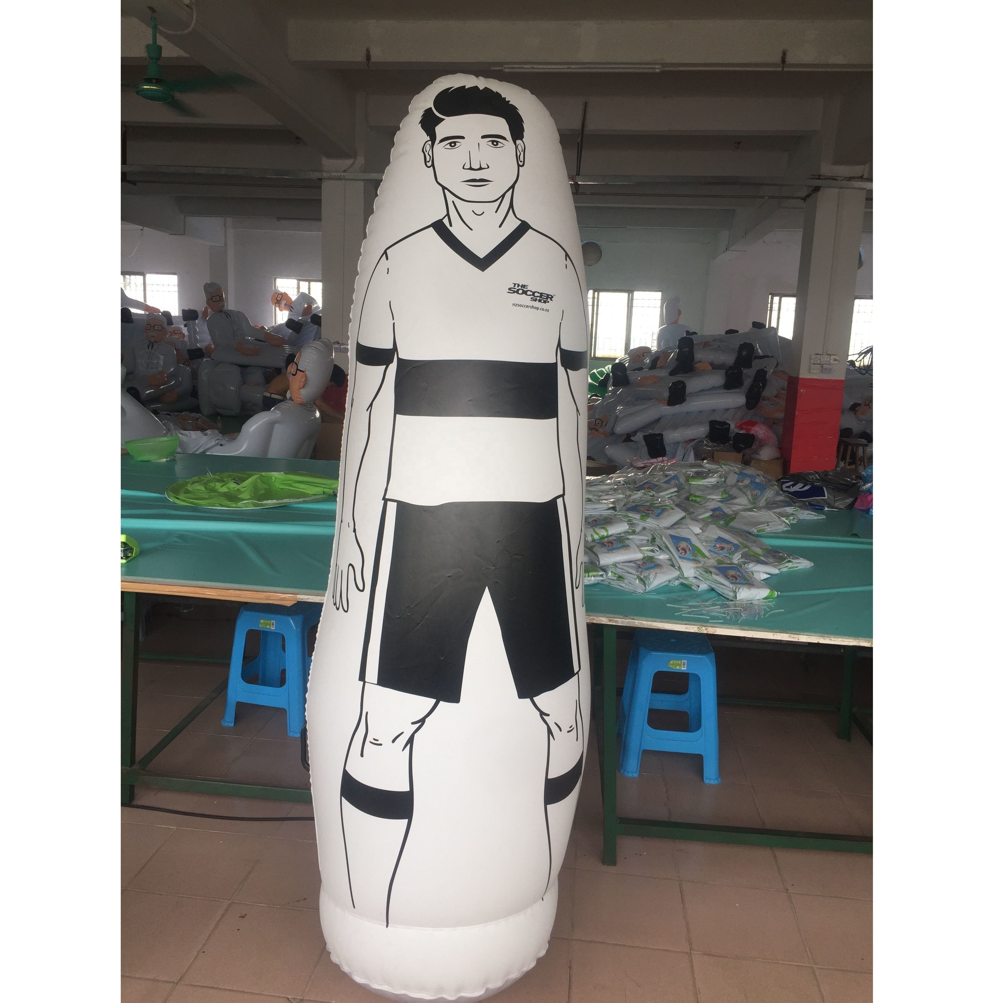 soccer equipment 205cm Air Tumbler Goalkeeper Inflatable Free Kick training Wall with logo printing