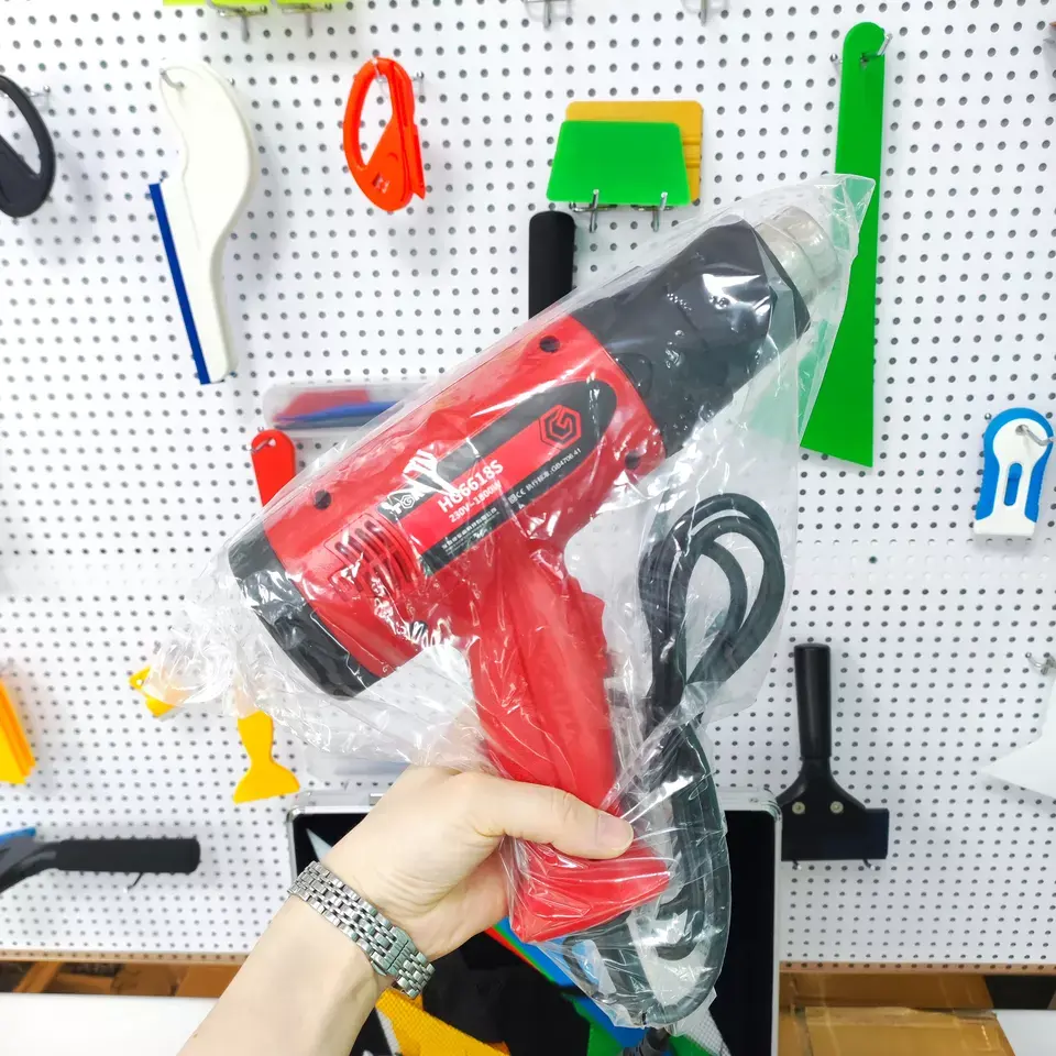 Hot selling Tool Box Heat Gun Variety Plastic Scrapers for Car Wrapping Vinyl Solar Tinting Window Film Installation Tool Kit