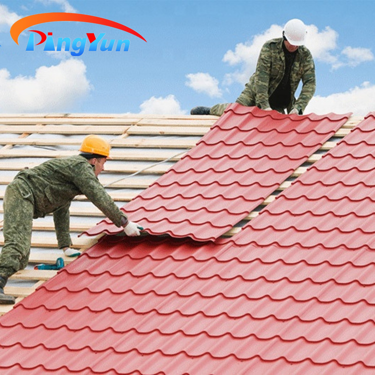 Waterproof ASA PVC roof tile plastic roofing sheet for shed