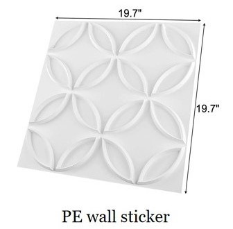 Interior Decoration Sheet Waterproof Self Adhesive Wallpaper 3D PVC Wall Panels Free Modern Carton Packing or Customized Packing