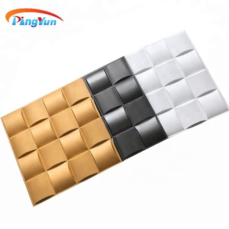 Interior Decoration Sheet Waterproof Self Adhesive Wallpaper 3D PVC Wall Panels Free Modern Carton Packing or Customized Packing