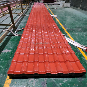 Industrial Light Steel Villa Roof Tiles Colored Asphalt Pe Bag Roof Covering Plastic/plastic Roofing Covering PVC Bent Tiles