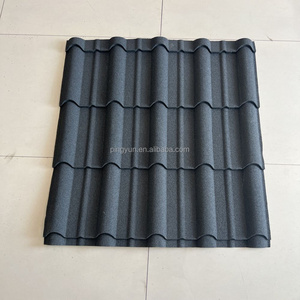 stainless steel roof bent tiles stone coated roof tile for ghana