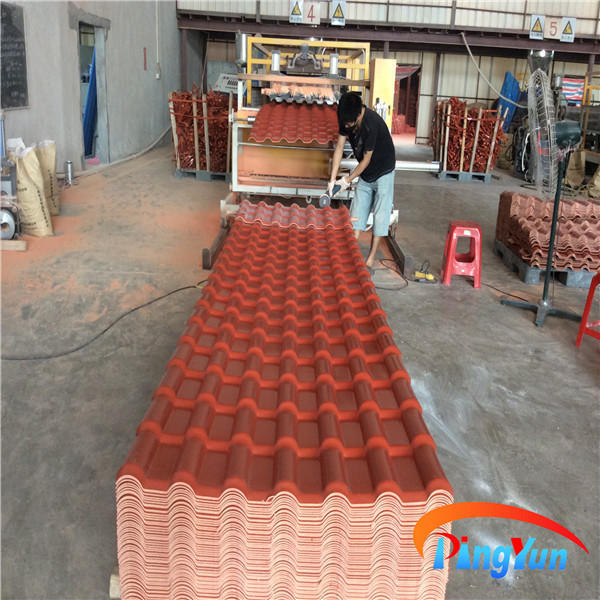 ASA pvc corrugated roof tile/chinese plastic roof/spanish corrugated plastic roofing sheets