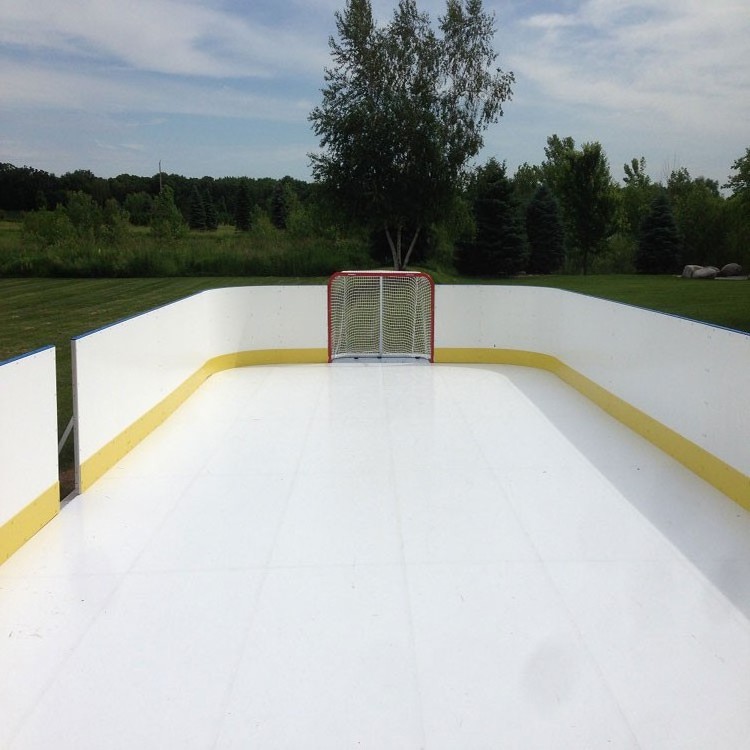 UHMWPE HDPE Cutting Customized custom Size Synthetic Ice Rink Barrier Smooth Sheet