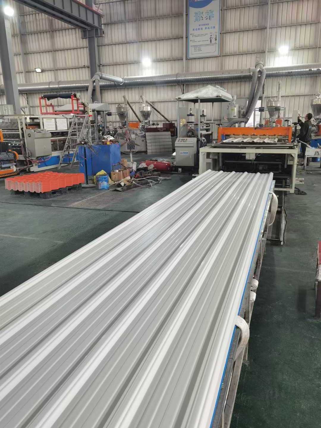 3mm heat resistant asa upvc plastic roofing tejas termoacustica sheets bent tiles for the roof