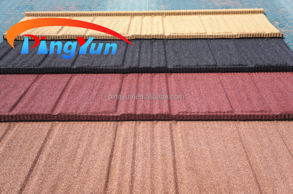 stone coated roof plate cheap ghana stone coated roofing tiles