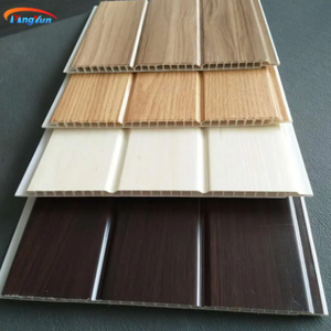 PVC Ceiling Panel Modern Customizable Waterproof Board Strip Low Price Wood PVC Resin & Calcium Powder 2 Years Ceil Waterproof