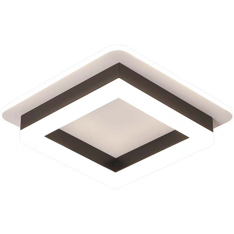 Nordic Modern Simple light fixtures square acrylic ceiling lamp home decoration Hallway Corridor LED Ceiling Lighting