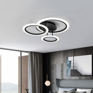 Wholesale Round Shape Acrylic Led Lamp Minimalist Simple Bedroom Flush Ceiling Light For Home nordic creative ceiling light for