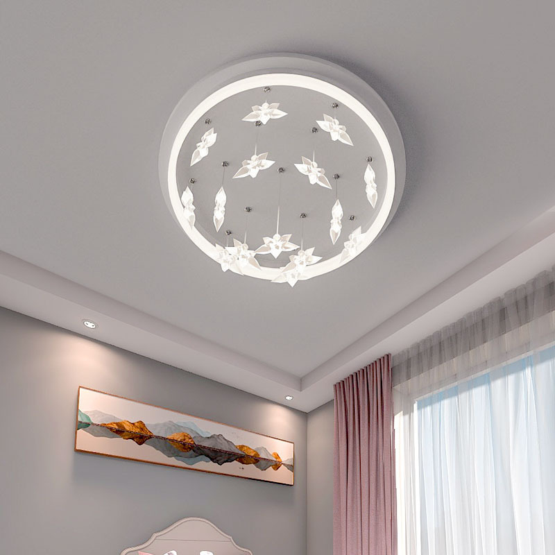 2022 New Reindeer White Star Modern Ceiling Lamp Room Bedroom Nursery Led Lights For Children