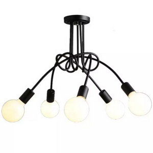 Hot Sale Fashion Design Bedroom chandelier Nordic Dome Light 3/5 heads Ceiling chandelier lamp