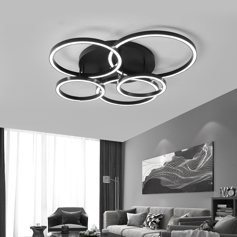 Modern Acrylic Dimmable Led Ceiling Lamp Bedroom House Living room Ceiling Mount Light Fixture