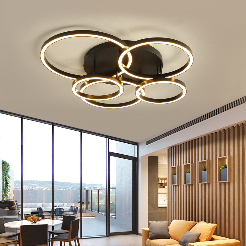 Modern Acrylic Dimmable Led Ceiling Lamp Bedroom House Living room Ceiling Mount Light Fixture