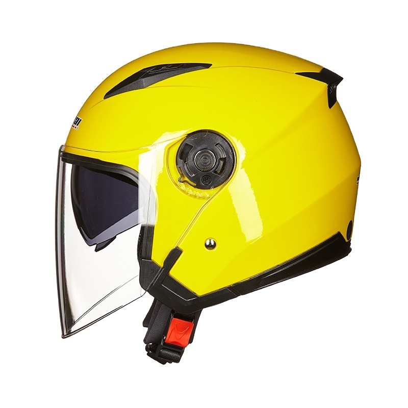 Jiekai Motorcycle half Helmets Dual Lens Scooter Moto Helmet  Riding capacete de moto motocross Helmets