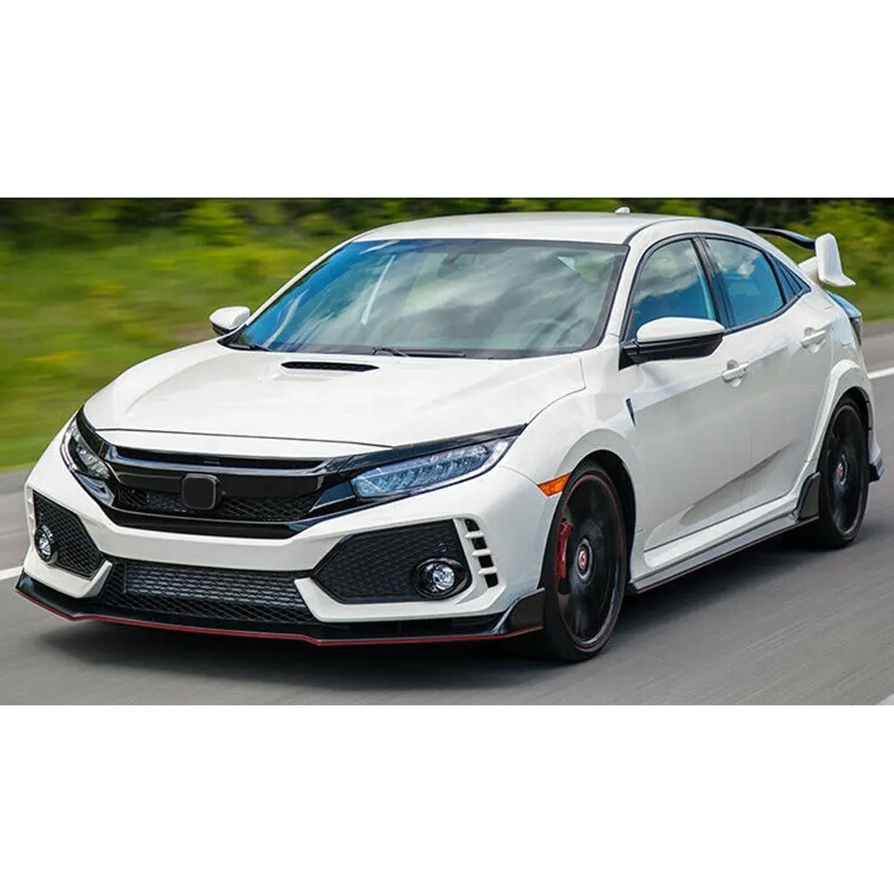 Customized 2016-2019 Honda Civic 10th Gen R Type Conversion Front Bumper Auto Body Kit