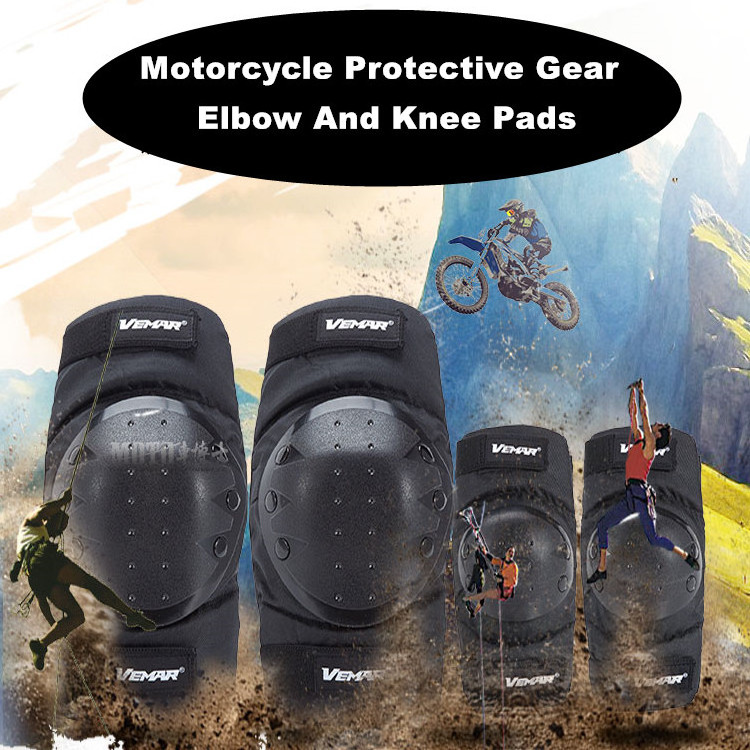 Motocross Knee Protector Brace Protection Elbow Pad Guard Protector Gear Leg Guard Motorcycle Sports Cycling EVA OEM Universal