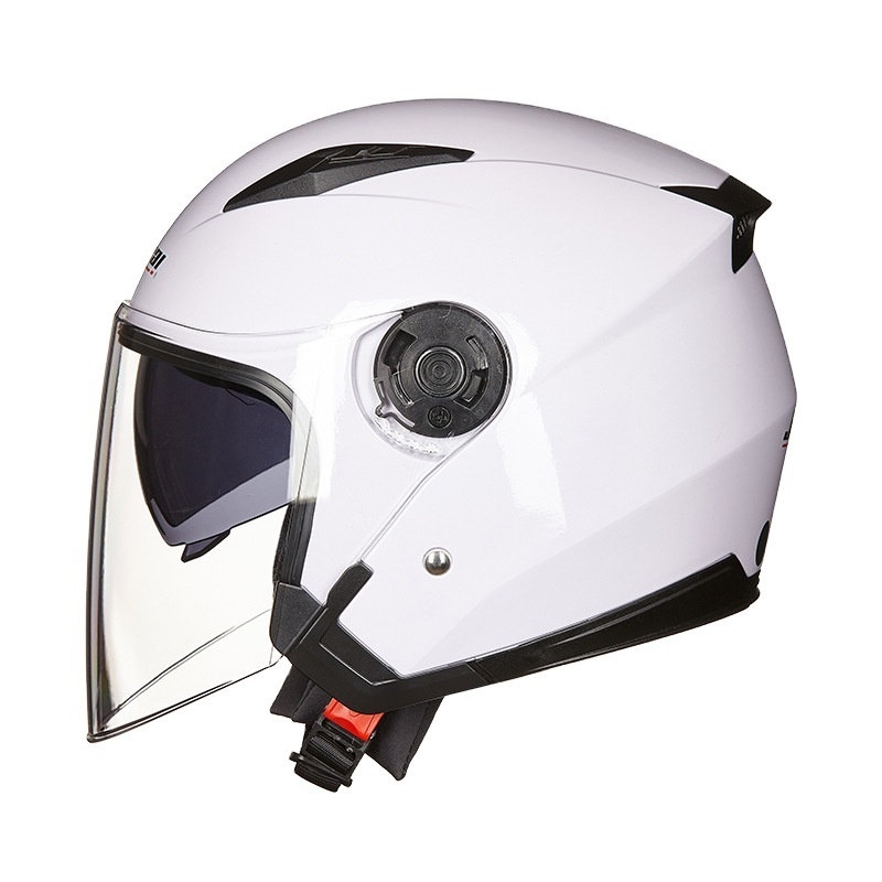 Jiekai Motorcycle half Helmets Dual Lens Scooter Moto Helmet  Riding capacete de moto motocross Helmets