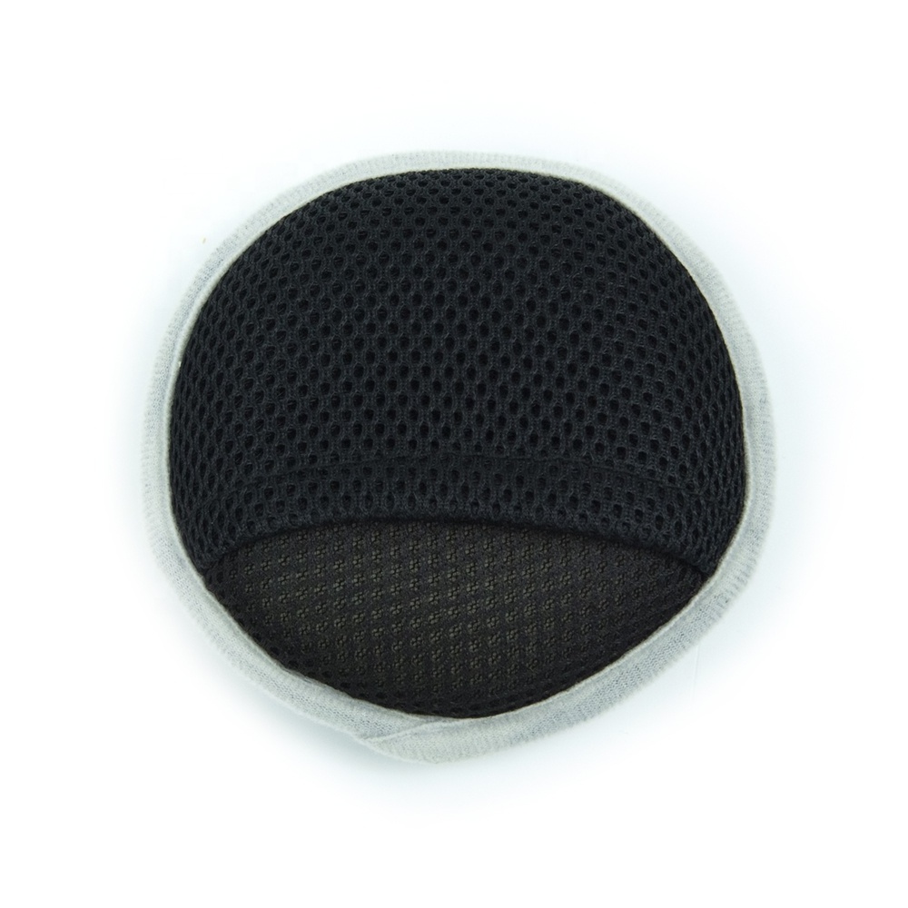 PINKDETAIL Microfiber Tire Dressing Applicator Pad Wheel Detailer Applicator Mesh Round Microfiber Wax Applicator