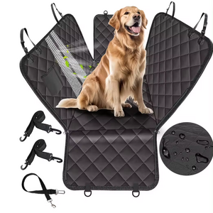 Wholesale Solid Color Waterproof Pu Oxford Coating Pet Travel Hammock Dog Car Seat Cover Protector Blanket Mat For Car Outdoor