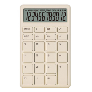 New Popularity 12 Digits Portable calculator simple fashion cute compact office mini Business Office scientific calculator